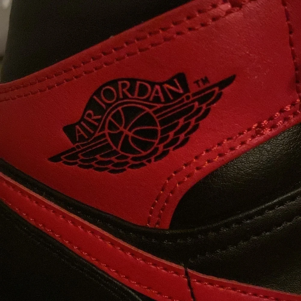 Red/black Nike Air Jordans